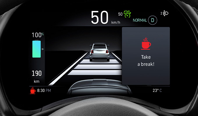 Attention Assist, Lane control, Traffic sign recognition, Autonomous emergency braking