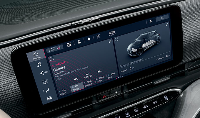 Radio 10,25” con navigatore
